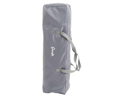 Imagem de Berço Desmontável Portátil Cercadinho Com Mosqueteiro Sonata Cinza Burigotto