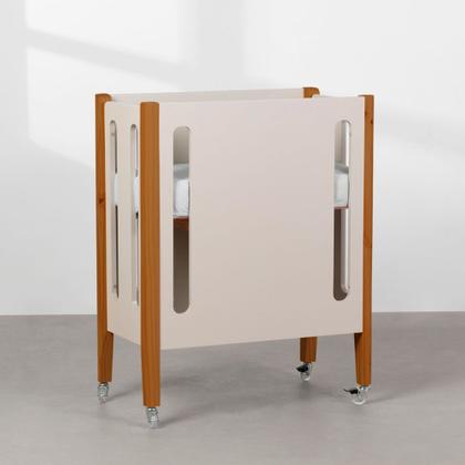 Imagem de Berço Evolutivo Tom 3 em 1 com Pés Mel - Areia