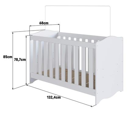 Imagem de Berço Infantil Vira Cama ou Sofazinho ENC011 SEM COLCHÃO Linha Encanto Completa Móveis