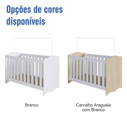 Imagem de Berço Infantil Vira Cama ou Sofazinho ENC011 SEM COLCHÃO Linha Encanto Completa Móveis