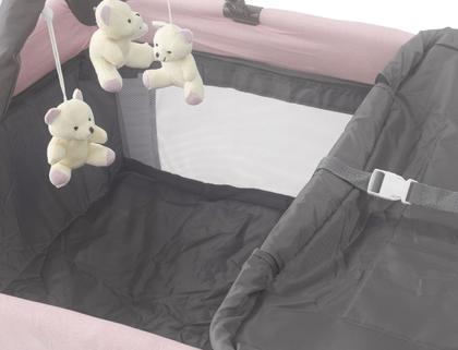 Imagem de Berço Joly Trocador Desmontável Mobile Rosa Baby Style