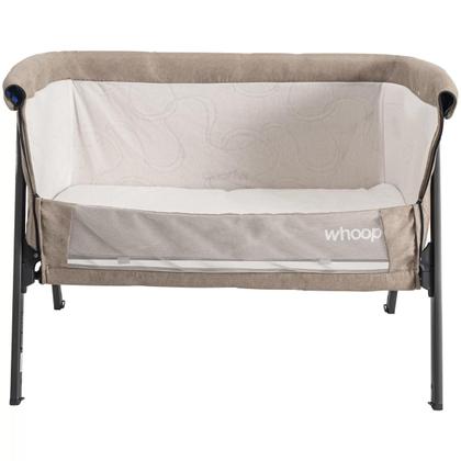 Imagem de Berço Lado A Lado Lazy Kiddo Fixa Na Cama Dos Pais Até 9kg Cor Capuccino