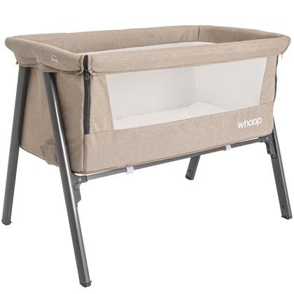 Imagem de Berço Lado A Lado Lazy Kiddo Fixa Na Cama Dos Pais Até 9kg Cor Capuccino