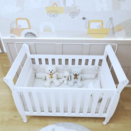 Imagem de Berço Mini Cama 100% MDF com Colchão Slim
