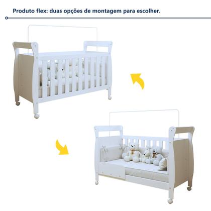Imagem de Berço Mini Cama 100% MDF com Colchão Slim