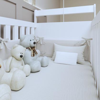 Imagem de Berço Mini Cama 100% MDF com Colchão Slim