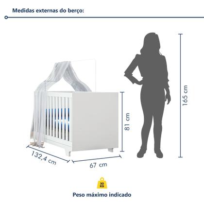 Imagem de Berço Mini Cama 100% MDF Life