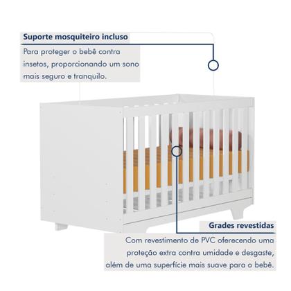 Imagem de Berço Mini Cama 100% MDF Life