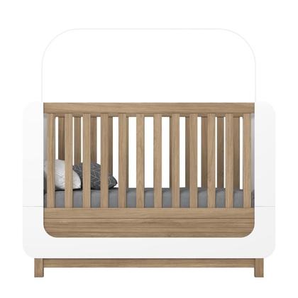 Imagem de Berço Mini Cama 2 em 1 Aconchego Branco/Jequitibá HP