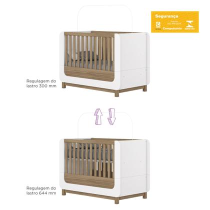 Imagem de Berço Mini Cama 2 em 1 Aconchego