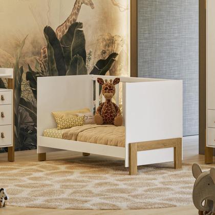 Imagem de Berço Mini Cama 2 Em 1 C/ Colchão Quarto Infantil Bebê Fantasia 4300