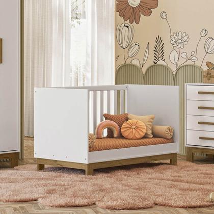 Imagem de Berço Mini Cama 2 Em 1 Quarto Infantil Bebê Q Encanto Slim 4315
