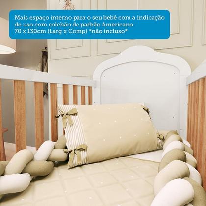 Imagem de Berço Mini Cama 3 em 1 100% Mdf Maya Espresso Móveis