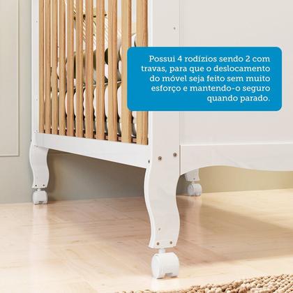 Imagem de Berço Mini Cama 3 em 1 100% Mdf Maya Espresso Móveis