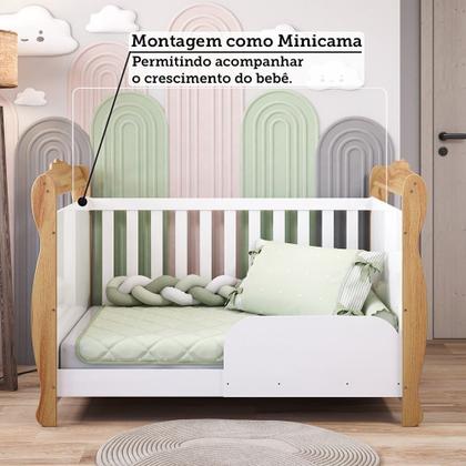 Imagem de Berço Mini Cama 3 em 1 Americano 100% Mdf Cocada