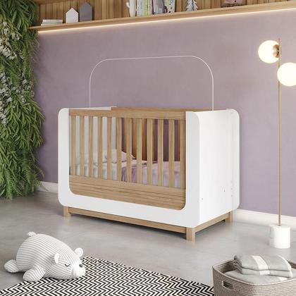 Imagem de Berço Mini Cama Aconchego Branco Jequitibá HP  Henn