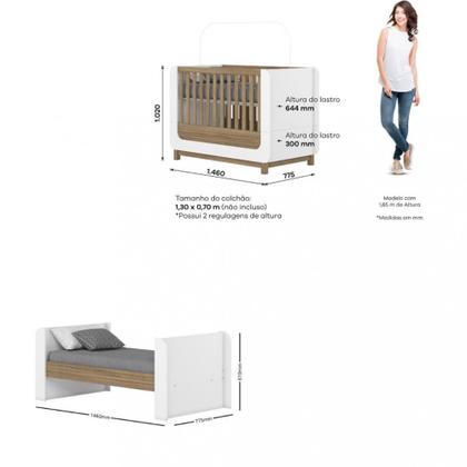 Imagem de Berço Mini Cama Aconchego Henn