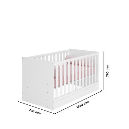 Imagem de Berço Mini Cama Americano Lua Encantada Branco