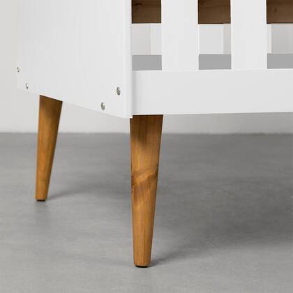 Imagem de Berço Mini Cama Isis  Branco Fosco
