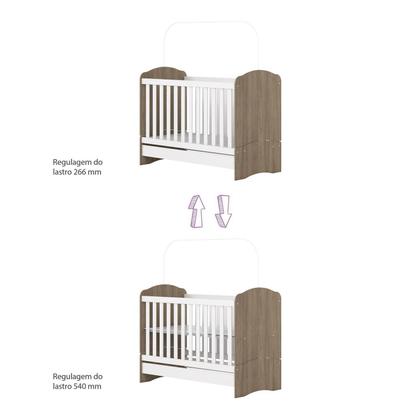 Imagem de Berço Mini Cama Lápis de Cor Espresso Móveis