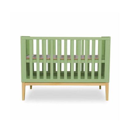 Imagem de Berço Mini Cama Retrô Amor Perfeito - Verde/Natural