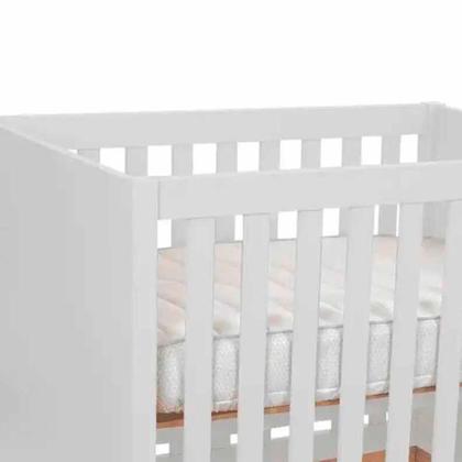 Imagem de Berço Minicama Amor Perfeito II Branco e Pinus