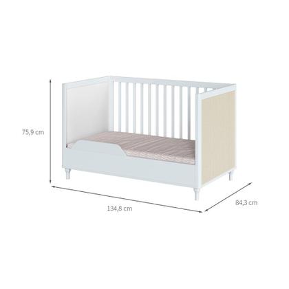 Berço Minicama com Tela Fofura Branco - Modern Imagem de Berço Minicama com Tela Fofura Branco
