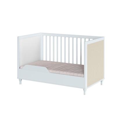 Berço Minicama com Tela Fofura Branco - Modern Imagem de Berço Minicama com Tela Fofura Branco