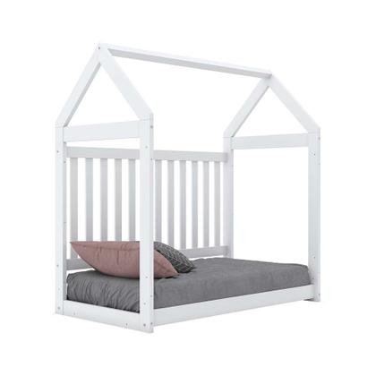 Berço Minicama Montessoriano Americano Branco - Henn Imagem de Berço Minicama Montessoriano Americano Branco