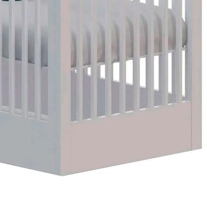 Berço Minicama Montessoriano Wood Branco - Divicar Imagem de Berço Minicama Montessoriano Wood Branco