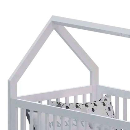 Berço Minicama Montessoriano Wood com Colchão Guldi Baby D20 (10x70x130) Branco - Mobly Imagem de Berço Minicama Montessoriano Wood com Colchão Guldi Baby D20 (10x70x130) Branco