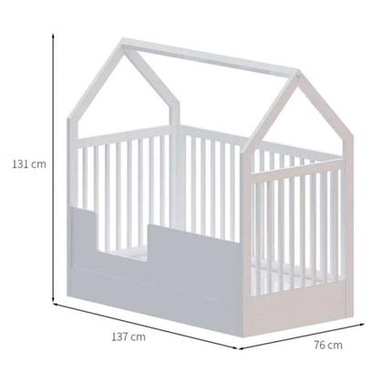 Berço Minicama Montessoriano Wood com Colchão Guldi Baby D20 (10x70x130) Branco - Mobly Imagem de Berço Minicama Montessoriano Wood com Colchão Guldi Baby D20 (10x70x130) Branco