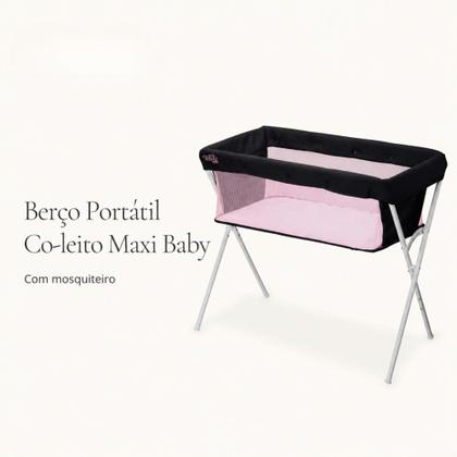 Imagem de Berço Moisés Co Leito Maxi Baby Compacto Portátil até 9kg