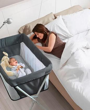 Imagem de Berço Moisés CoLeito Portátil para Bebê até 9kg com Mosquiteiro e Fixação Lateral