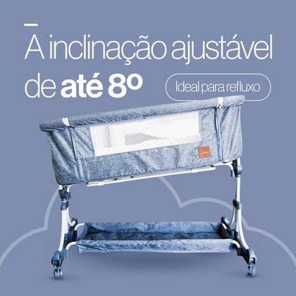 Imagem de Berço Moises Portatil Com Função Balanço e Mosquiteiro Infantil Pipdip