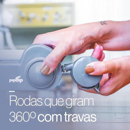 Imagem de Berço Moises Portatil Com Função Balanço e Mosquiteiro Infantil Pipdip