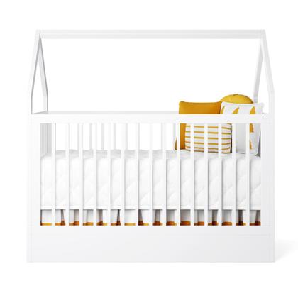 Imagem de Berço Montessoriano com Casinha Coleção Wood  Branco Divicar