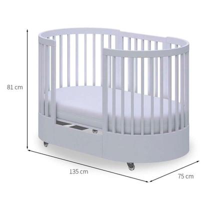 Imagem de Berço Multifuncional com Colchão Wave Branco