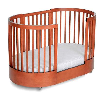 Imagem de Berço Multifuncional com Colchão Wave Mel e Branco