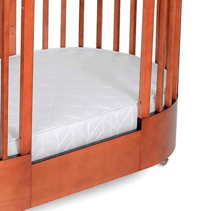 Imagem de Berço Multifuncional com Colchão Wave Mel e Branco