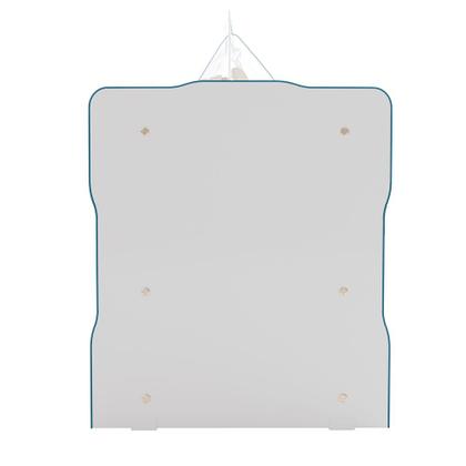 Imagem de Berço Para Boneca Cristal Ursinho C02 Brinquedo Infantil Branco Azul - Lyam Decor
