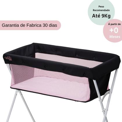 Imagem de Berço Portátil Maxi Baby Co-Leito até 9kg Snuggle Rosa