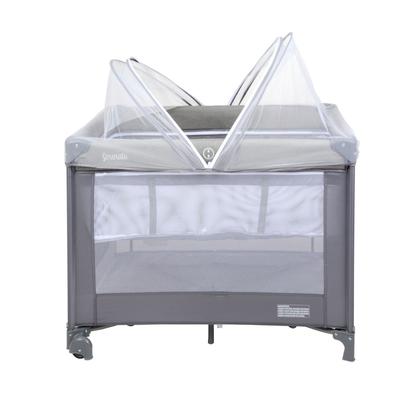 Imagem de Berço Portátil Serenata Gray Burigotto Cercadinho Bebê