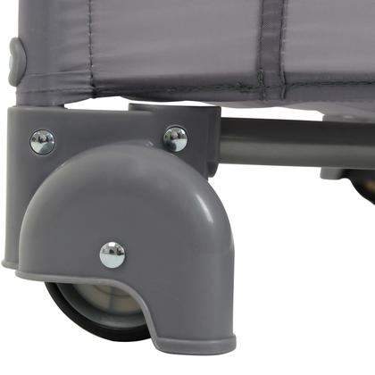 Imagem de Berço Portátil Serenata Gray Burigotto Cercadinho Bebê