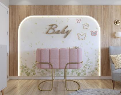 Imagem de Berço Simples Moisés Star Mini Moderno Pés Em Aço Quarto Do Bebê Criança Confortavél New Baby