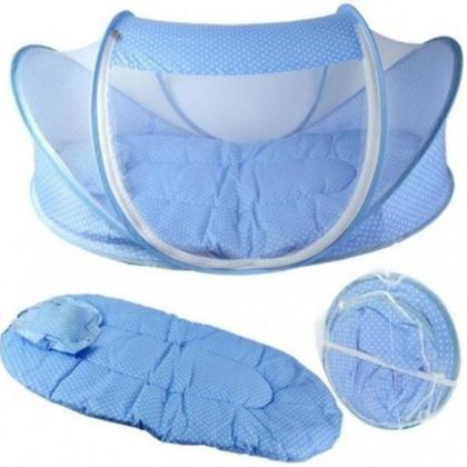 Imagem de Berço Tenda Cercadinho Portátil Mosquiteiro Colchão Bebe