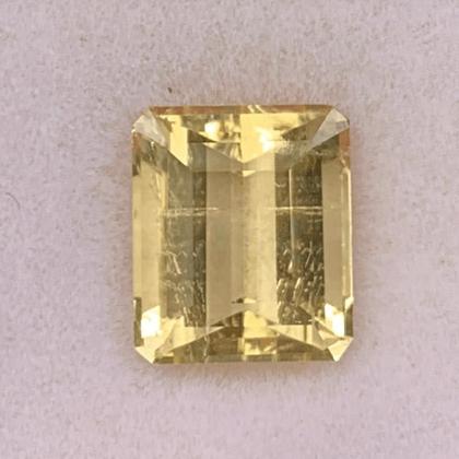 Imagem de Berilo Amarelo Baguete Retangular 3,59ct