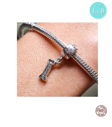 Imagem de Berloque I LOVE MY DOG em Prata S925 para pulseiras modelo Pandora ou Vivara