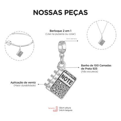 Imagem de Berloques Administração Adm Banhado a Prata 925