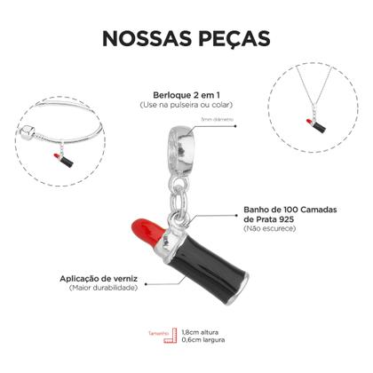 Imagem de Berloques Administração Adm Banhado a Prata 925